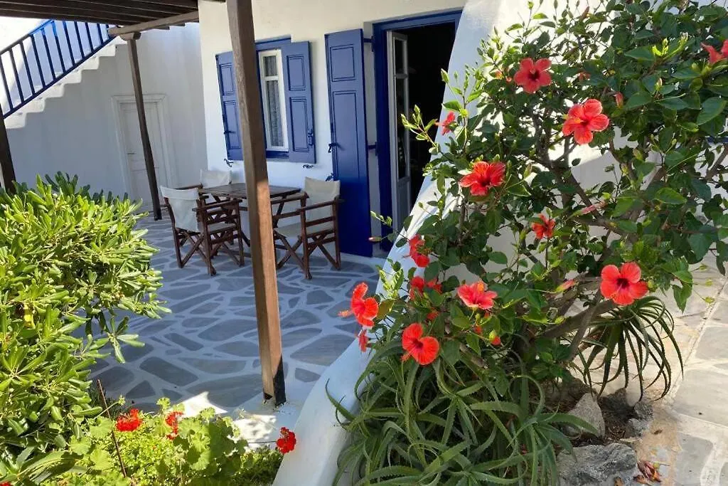 Pigeon House Ornos Beach Mykonos Town